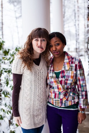 The obligatory Mansell family funny face photo