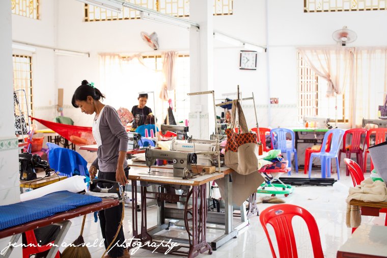 This is Tavi (for whom the project is named) working in the workshop.