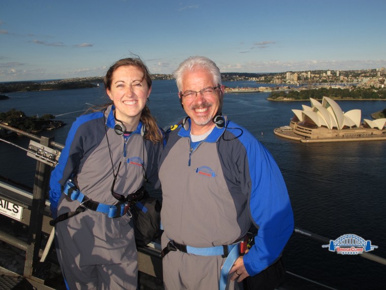 Lee and I on our bridge climb.