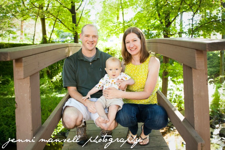 Some great friends with their one-year-old.