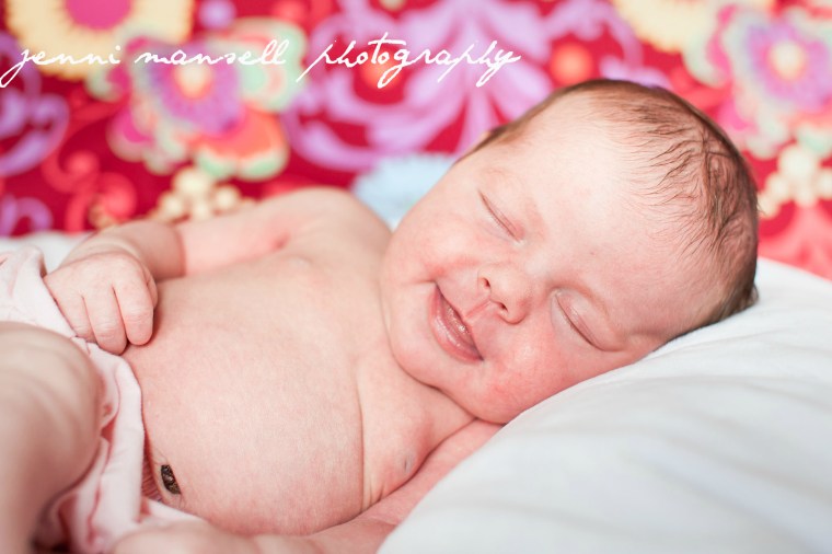 My newest niece back in August, not too long after she was born.  