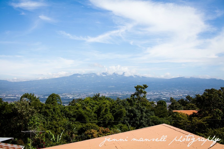 The fantastic view of San Jose from Ali's place.