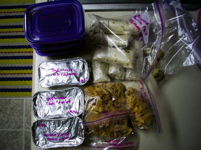 #27-  A sister-in-law who knows me well and gave me home-cooked frozen food for my birthday