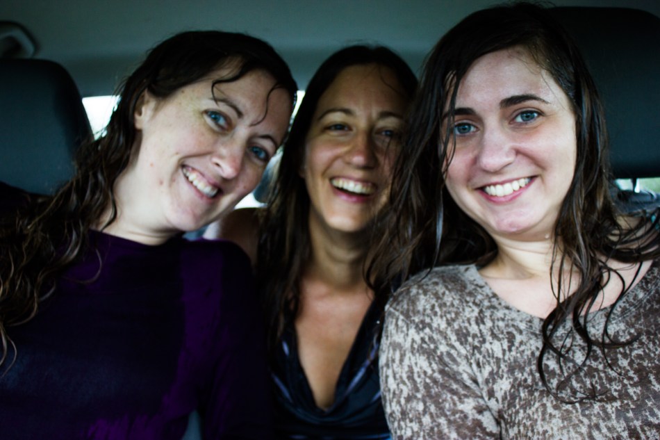 You could say we weren't exactly prepared for the rainy run to the car from the lavender farm.  :)