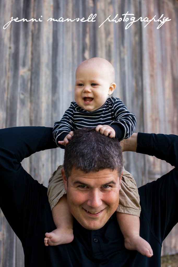 I love how much Nathan looks like his dad!