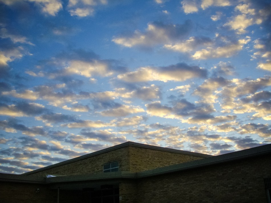 #3- Coming out of work to this sky