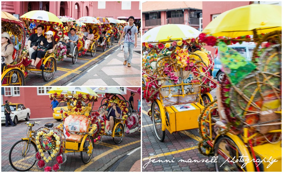 Decorated Trishaws are quite a sight to behold!