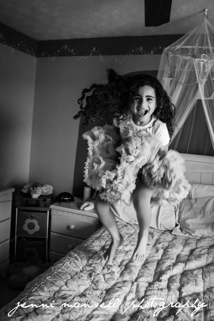 Who doesn't love getting permission to jump on the bed??