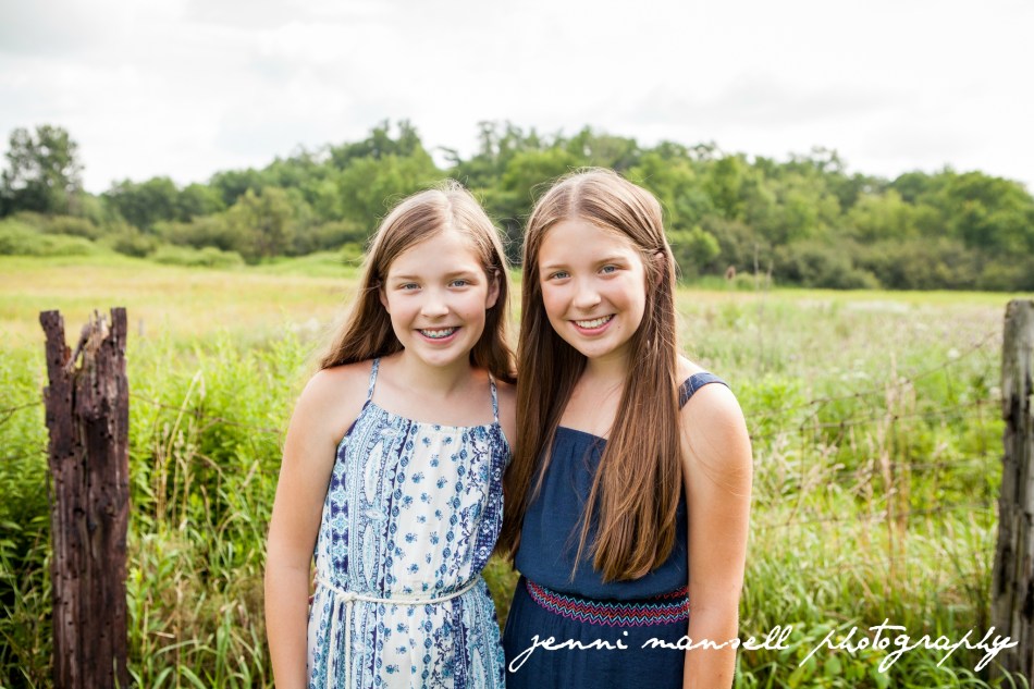 These girls are great helpers with their siblings!