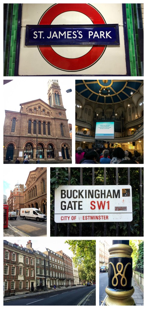 On Tuesday I ventured out on my own to attend Bible Study Fellowship (the lessons are the same all over the world, so I didn't have to miss a class!). The tube part was easy, while the street part was a bit of a challenge until I bought a map. :)